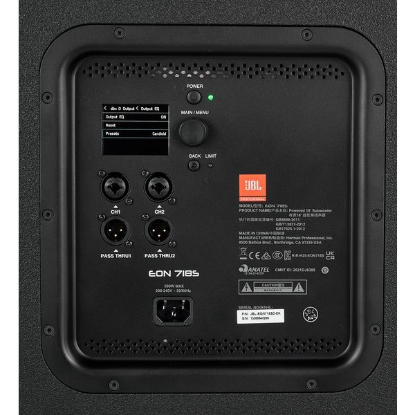 JBL EON718S – view 3