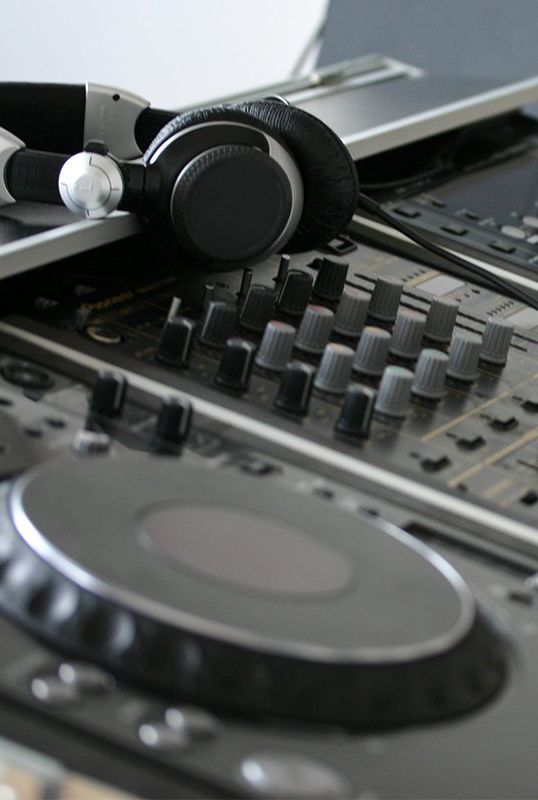 Pioneer DJ equipment set up for a party